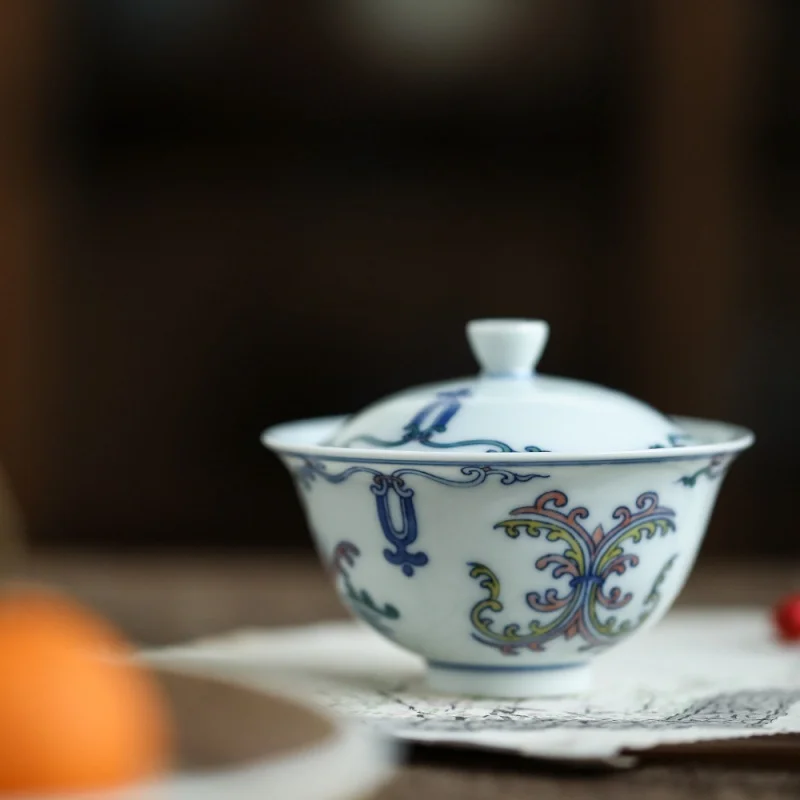 Jingdezhen Lonicera Lonicera Mandarin Duck Mu Jiantang Pure Hand Drawing Doucai Lonicera Pattern Traditional Decorative Tea Bowl
Jingdezhen Lonicera Lonicera Mandarin Duck Mu Jiantang Pure Hand Drawing Doucai Lonicera Pattern Traditional Decorative Tea Bowl