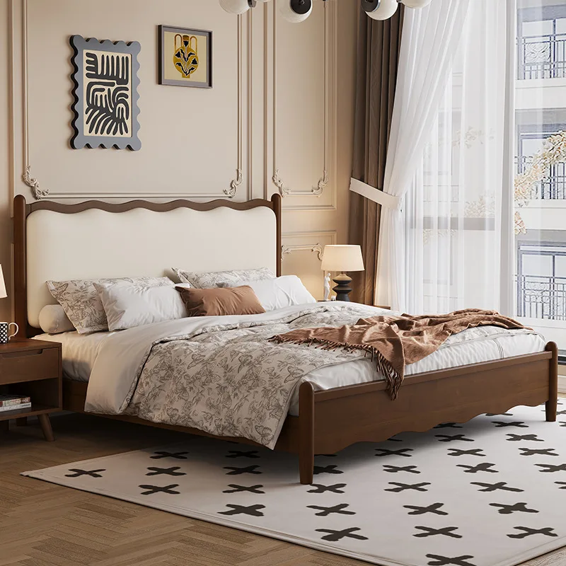 Nordic double bed wood 1.8meters bedroom simple wedding bed medium ancient comfortable letti matrimoniali sleeping set furniture
Nordic double bed wood 1.8meters bedroom simple wedding bed medium ancient comfortable letti matrimoniali sleeping set furniture