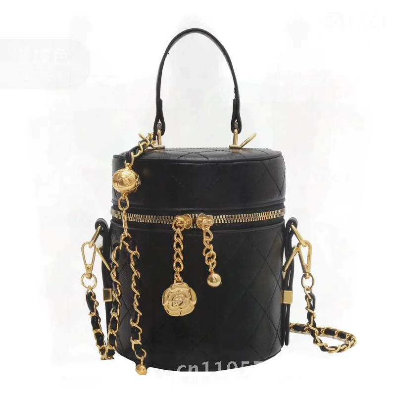 Women's Summer Fashion Sense Small Crossbody Bag Urban Minimalist Chain Bucket Bag Black Off-White PU Diamond Pattern Zipper
Women's Summer Fashion Sense Small Crossbody Bag Urban Minimalist Chain Bucket Bag Black Off-White PU Diamond Pattern Zipper
