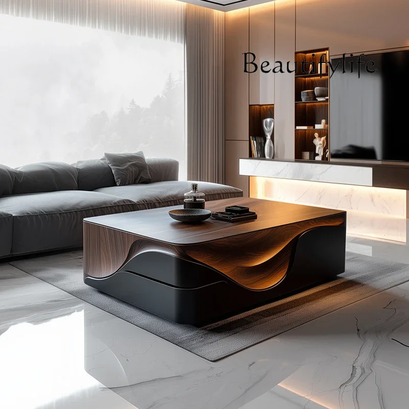 X36 Nordic Art Coffee Table Solid Wood Square Tea Table Designer Creative Light Luxury High Sense Small Tea Table Living Room Ho
X36 Nordic Art Coffee Table Solid Wood Square Tea Table Designer Creative Light Luxury High Sense Small Tea Table Living Room Ho
