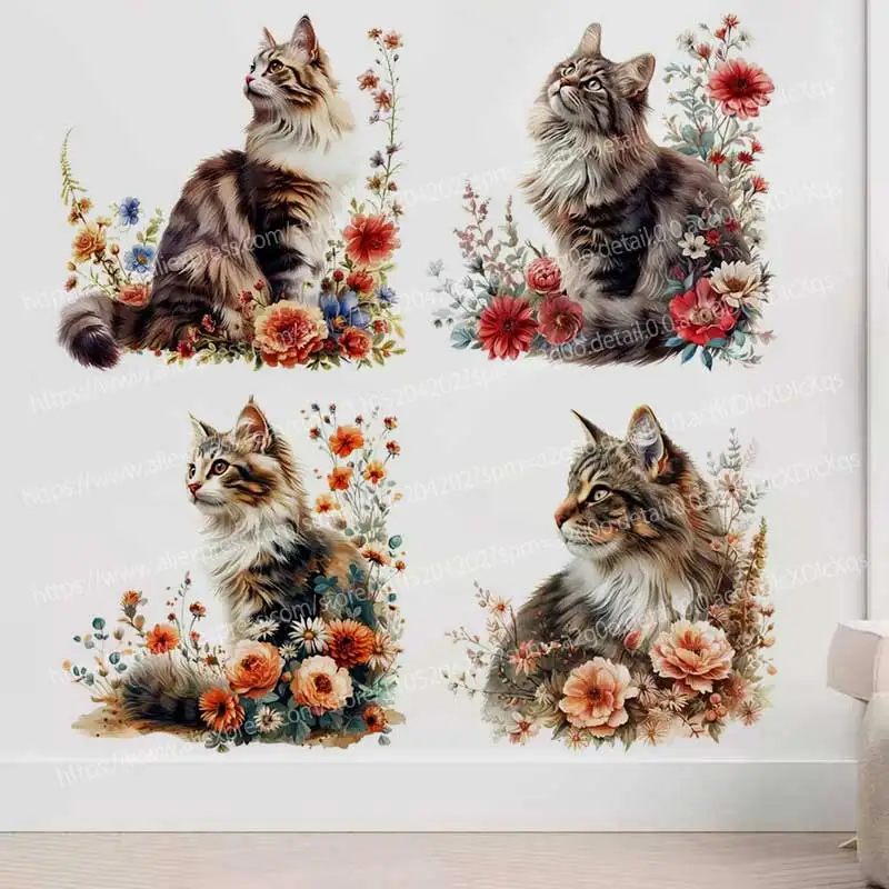 Cute Color Cat Wall Stickers Art Decal for Living Room Sofa Background Children's Room Decorations AA307
Cute Color Cat Wall Stickers Art Decal for Living Room Sofa Background Children's Room Decorations AA307