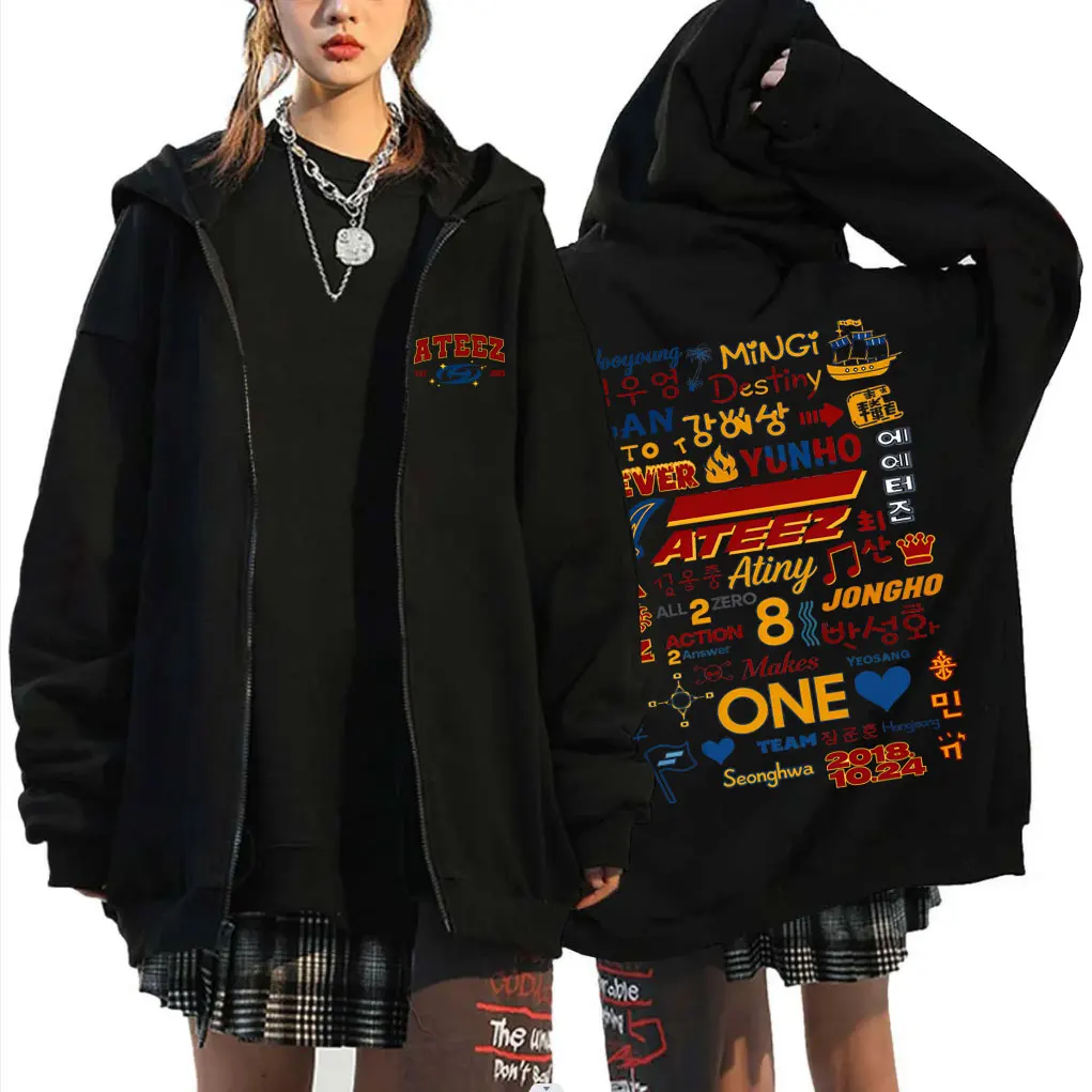 Korean Kpop ATEEZ Mingi 2026 World Tour in Your Fantasy Zipper Hoodie Men Women Kpop Fashion Trend Zip Up Jacket Coat Sweatshirt
Korean Kpop ATEEZ Mingi 2026 World Tour in Your Fantasy Zipper Hoodie Men Women Kpop Fashion Trend Zip Up Jacket Coat Sweatshirt
