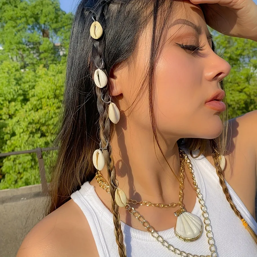 5pcs Sea shell Braided Hair Rings-Unique Headdress Dreadlock Hair Clips for Stylish Hair Accessories Loc Hair Jewelry for Braids
5pcs Sea shell Braided Hair Rings-Unique Headdress Dreadlock Hair Clips for Stylish Hair Accessories Loc Hair Jewelry for Braids