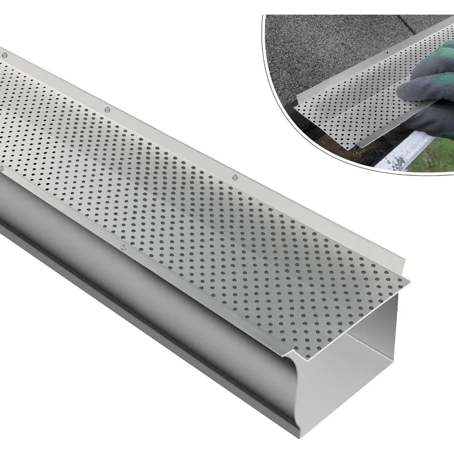 Защита желоба 6–25 шт. в упаковке, всего 100 футов, сверхпрочная алюминиевая защита для желобов премиум-класса для 6-дюймовых желобов Easy DIY Insta
Защита желоба 6–25 шт. в упаковке, всего 100 футов, сверхпрочная алюминиевая защита для желобов премиум-класса для 6-дюймовых желобов Easy DIY Insta