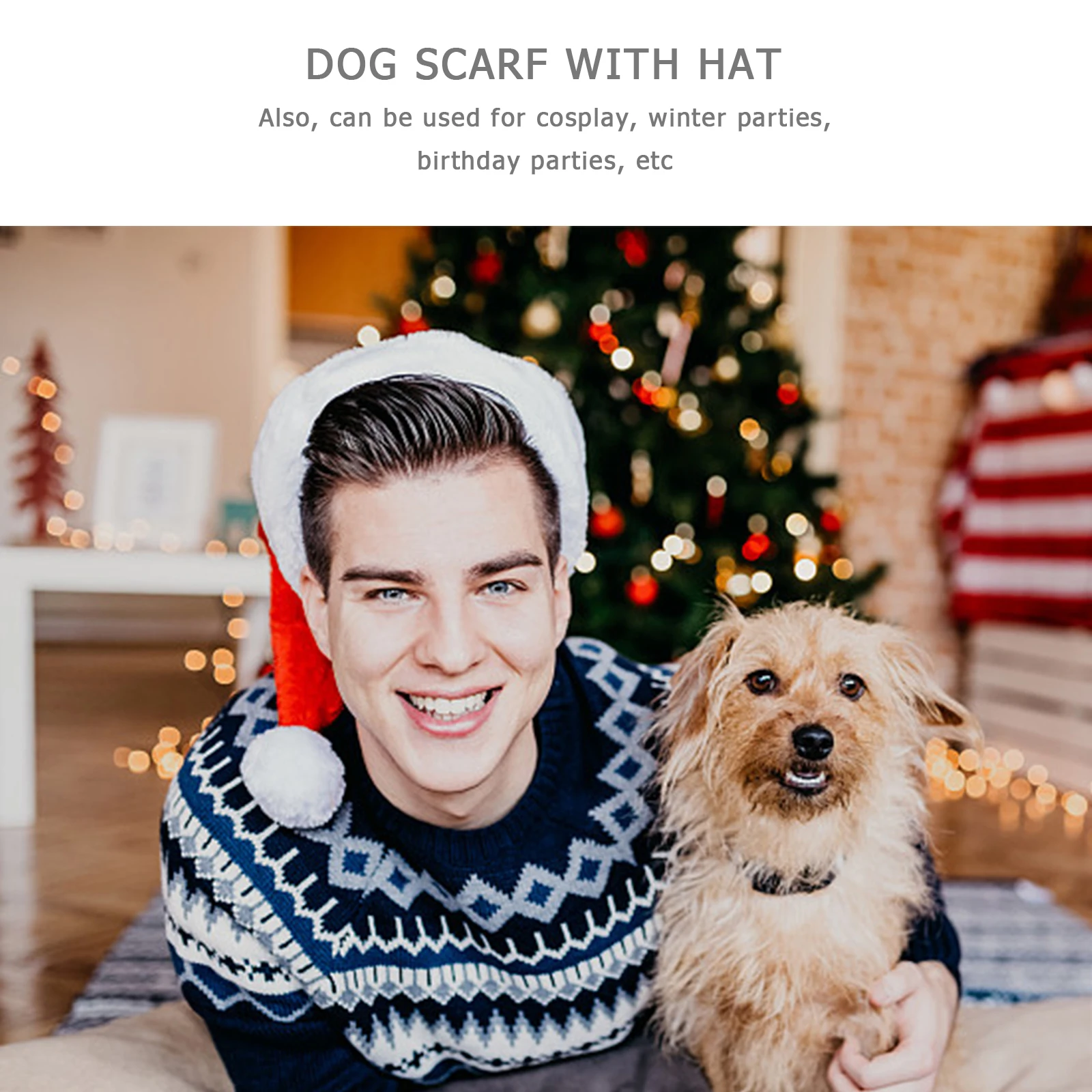 Costume Pet Santa Hat Christmas Costumes Cat Hats Scarf Dog Holiday Accessories
Costume Pet Santa Hat Christmas Costumes Cat Hats Scarf Dog Holiday Accessories