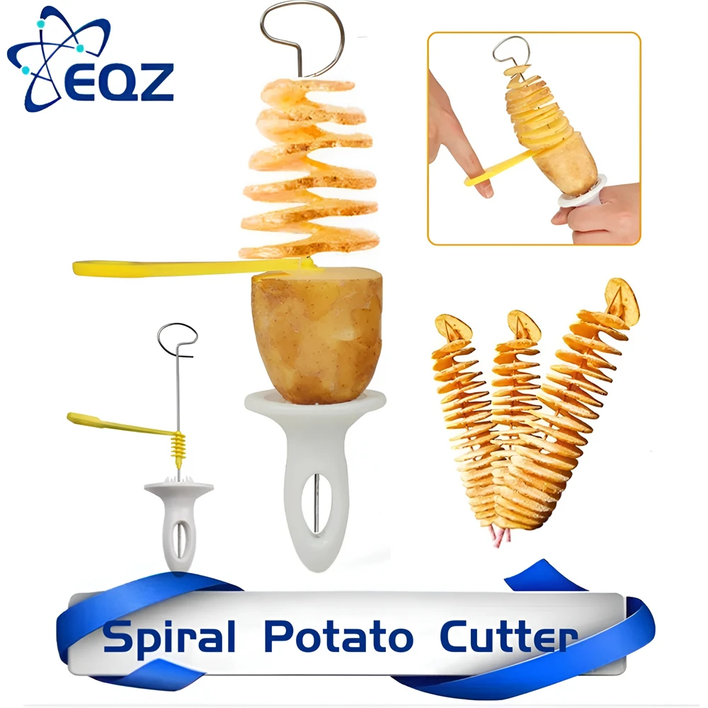Whirlwind Potato Spiral Cutter Potato Tower Making Machine Vegetable Slicer Creative Vegetable Tools Kitchen Accessories Gadgets
Whirlwind Potato Spiral Cutter Potato Tower Making Machine Vegetable Slicer Creative Vegetable Tools Kitchen Accessories Gadgets