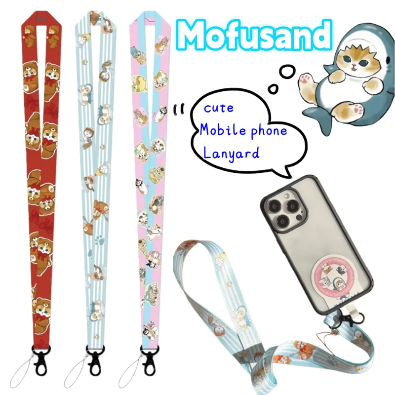 Mofusand Creativity kawaii mobile phone lanyard is a convenient and multi-functional neck-hanging anti-lost pendant for students
Mofusand Creativity kawaii mobile phone lanyard is a convenient and multi-functional neck-hanging anti-lost pendant for students
