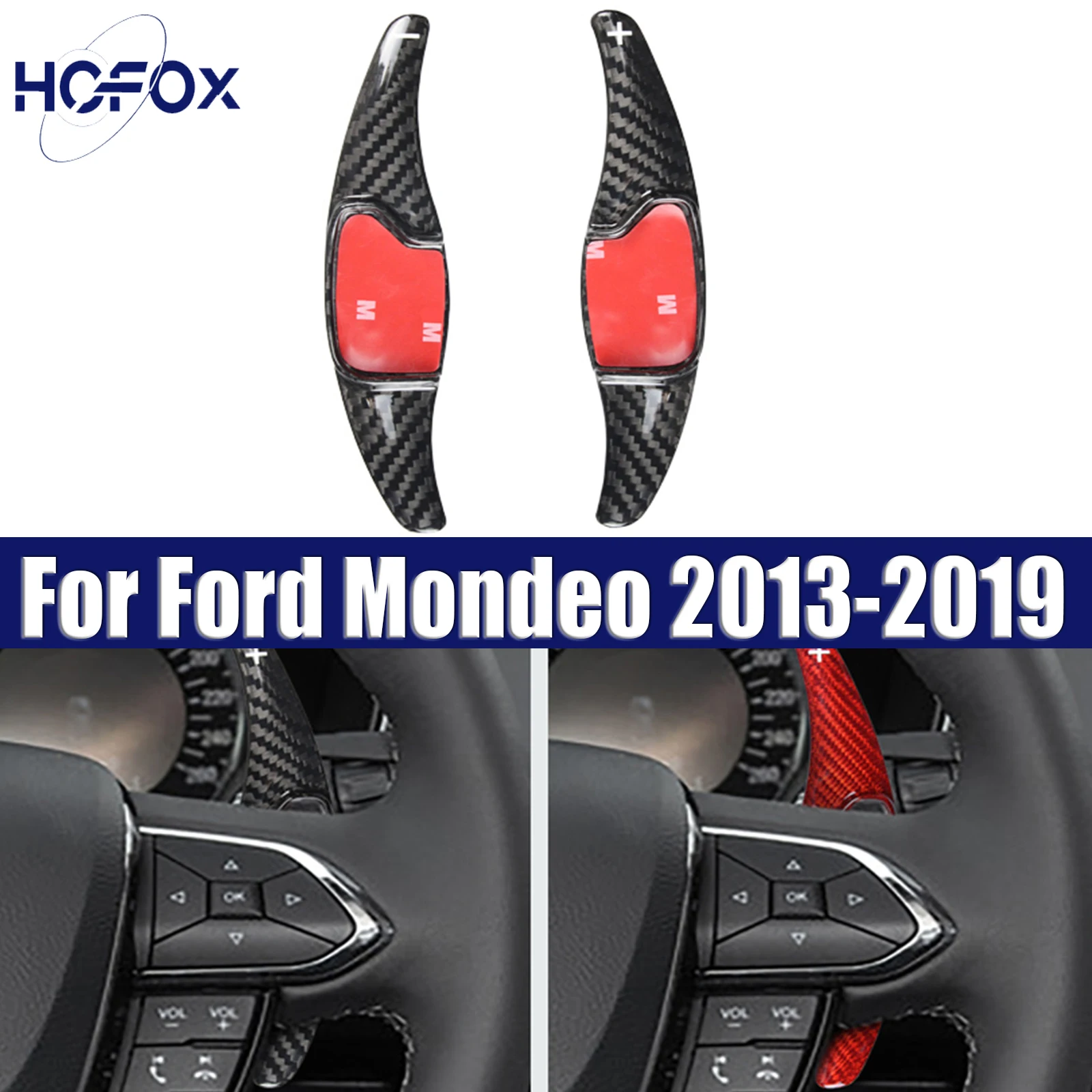 Carbon Fiber Car Steering Wheel Shifter Paddle Trim For Ford Mondeo 2013-2019
Carbon Fiber Car Steering Wheel Shifter Paddle Trim For Ford Mondeo 2013-2019