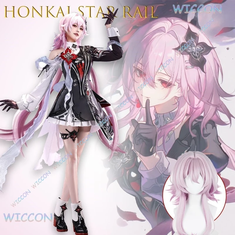 Honkai Star Rail 7 марта Evernight Косплей Костюм Комплект одежды с двойным персонажем Аниме Платье Хэллоуин Kawaii Игровой костюм
Honkai Star Rail 7 марта Evernight Косплей Костюм Комплект одежды с двойным персонажем Аниме Платье Хэллоуин Kawaii Игровой костюм
