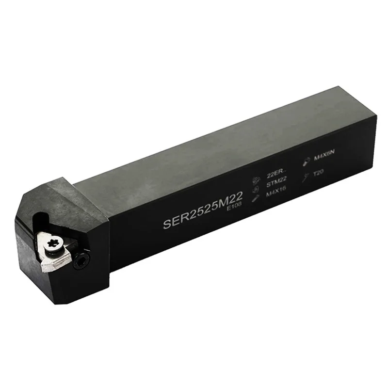 Sandhog SER1212H16 SER1616H16 SER2020K16 SER2525M16 SER3232P16 SER2020K22 SER2525M22 SER3232P22 CNC Thread Turning Toolholders
Sandhog SER1212H16 SER1616H16 SER2020K16 SER2525M16 SER3232P16 SER2020K22 SER2525M22 SER3232P22 CNC Thread Turning Toolholders