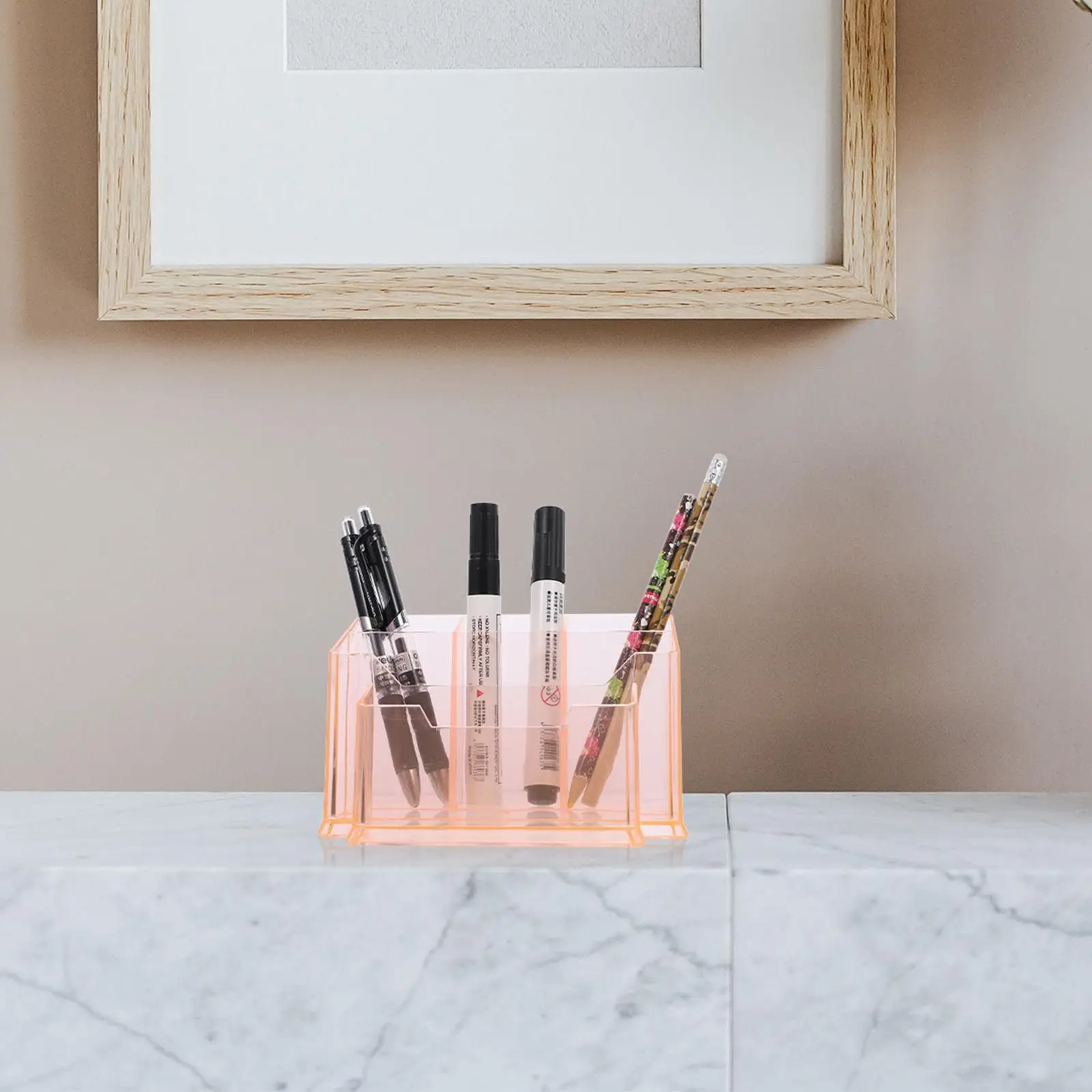 Creative Acrylic Design Pen Holder Cup Multi-Grids Large Capacity Transparent Desktop Stationery Organizer Pencil Ruler Makeup
Creative Acrylic Design Pen Holder Cup Multi-Grids Large Capacity Transparent Desktop Stationery Organizer Pencil Ruler Makeup
