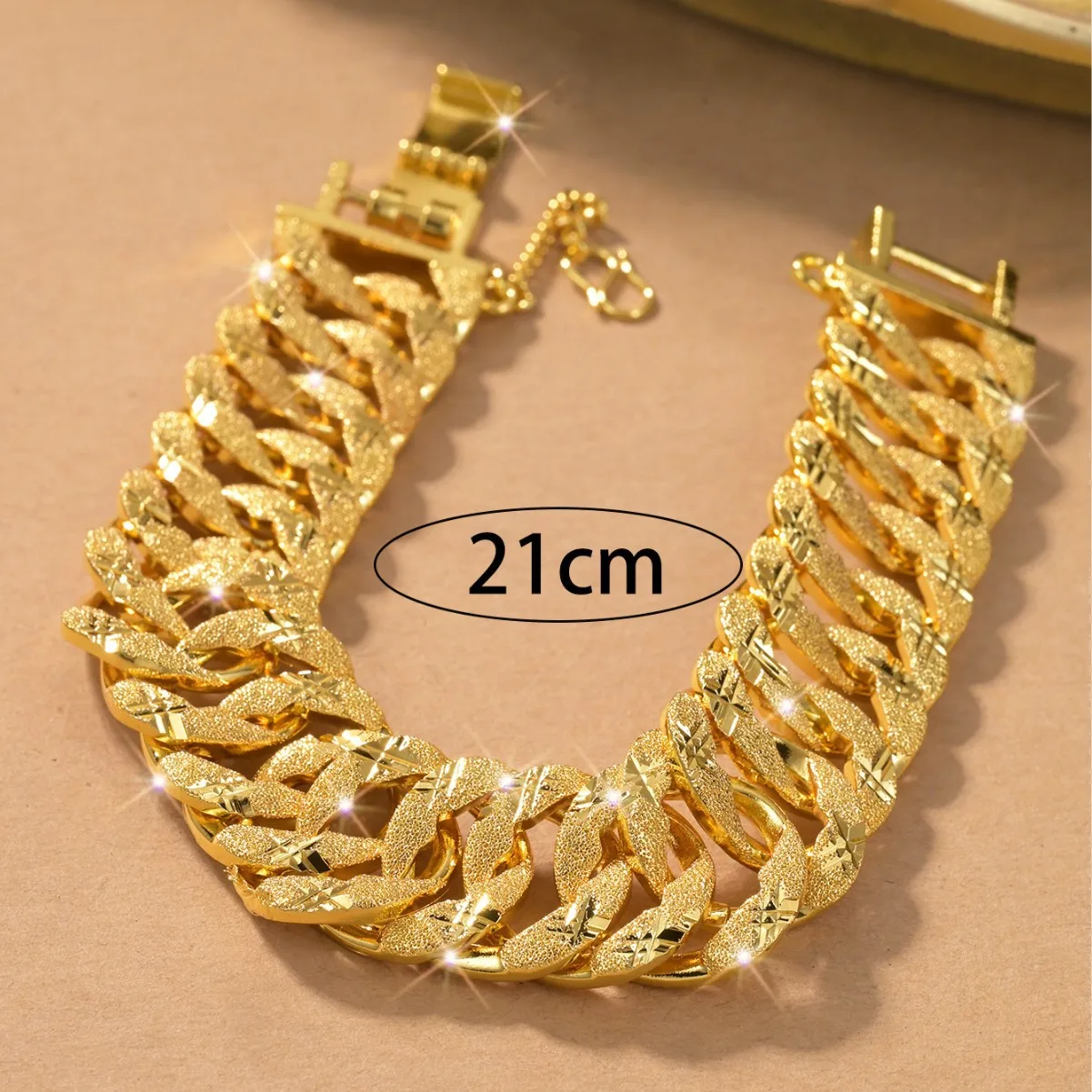 Luxury 24K 9999 Pure Gold real gold Middle Eastern Arab Men Women Luxury Coarse Bracelet Dubai Bracelet
Luxury 24K 9999 Pure Gold real gold Middle Eastern Arab Men Women Luxury Coarse Bracelet Dubai Bracelet