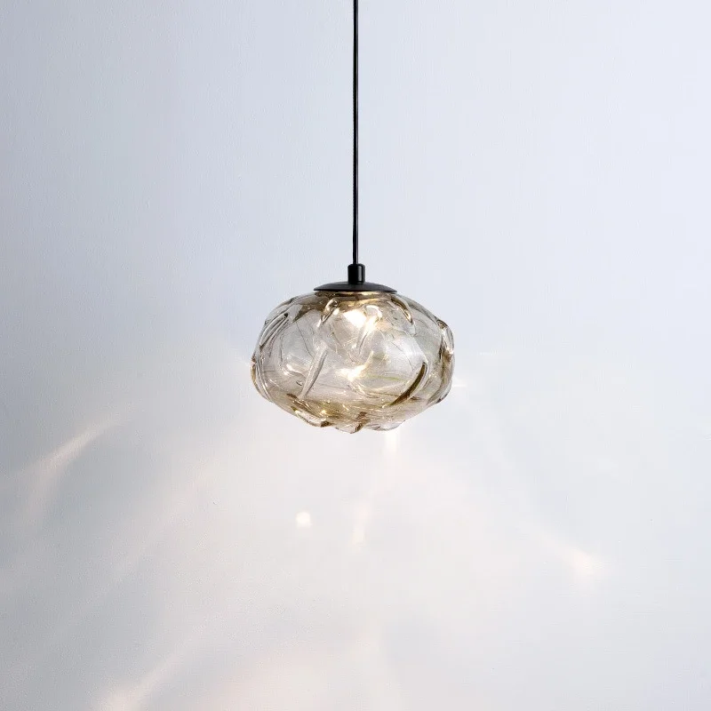 Modern Minimalist Pendant Lights Bedroom Bedside LED Lamp Creative Glass Lampshade Lighting for Living Room Decor Lifting Design
Modern Minimalist Pendant Lights Bedroom Bedside LED Lamp Creative Glass Lampshade Lighting for Living Room Decor Lifting Design