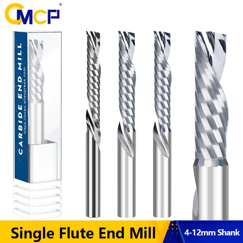 CMCP 1 шт., твердосплавная спиральная концевая фреза с одной канавкой, гравировальная фреза с ЧПУ, фреза для дерева, акрила, хвостовик 4/5/6/8/10/12 мм
CMCP 1 шт., твердосплавная спиральная концевая фреза с одной канавкой, гравировальная фреза с ЧПУ, фреза для дерева, акрила, хвостовик 4/5/6/8/10/12 мм