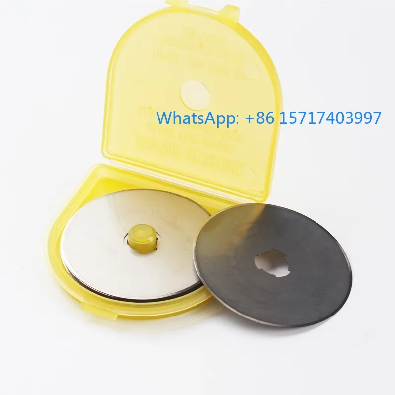 Japanese OLFA roller blade RB28-10 Japanese industrial fabric cutting circular blade 28MM paper cutting roller blade
Japanese OLFA roller blade RB28-10 Japanese industrial fabric cutting circular blade 28MM paper cutting roller blade