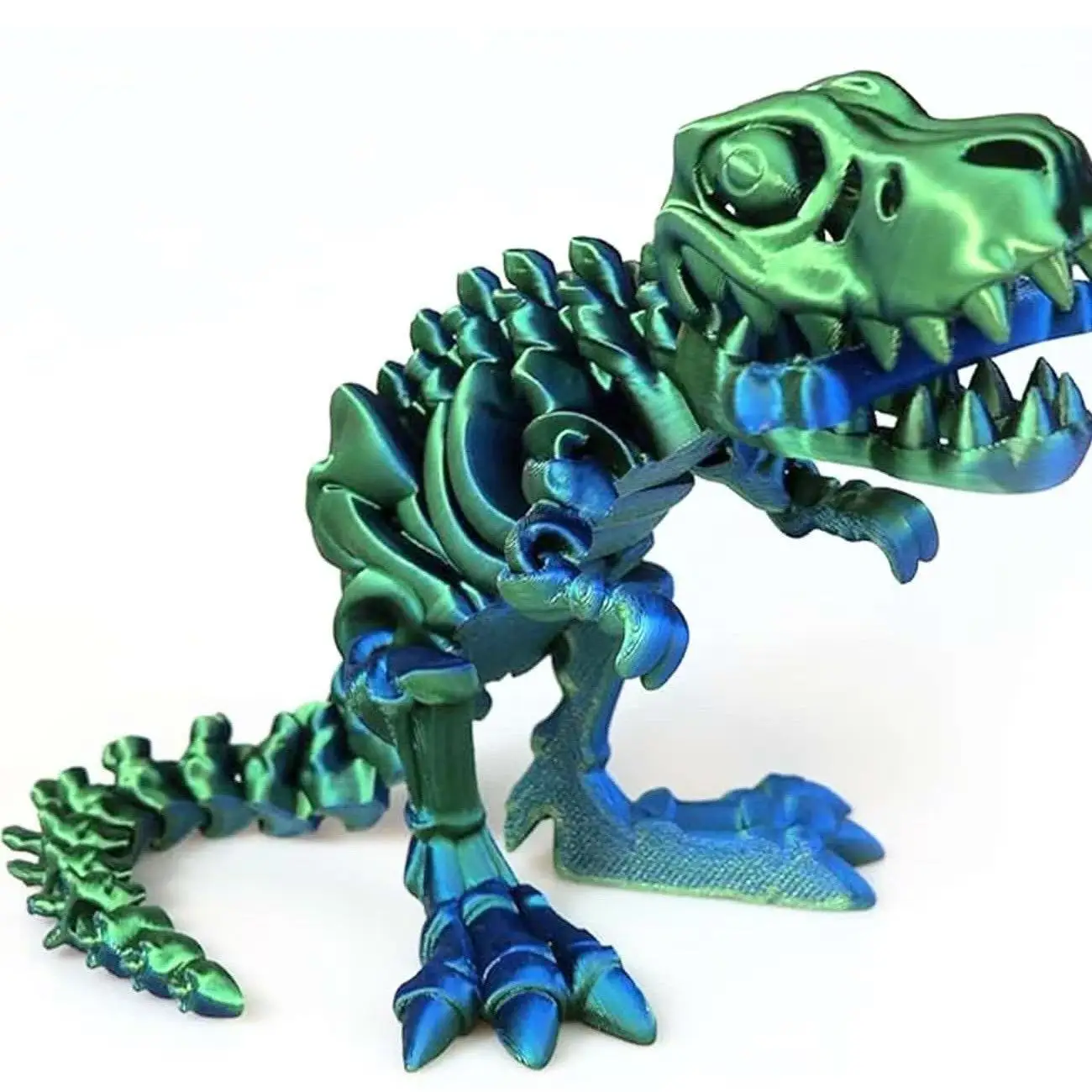 Large 23cm 3D Printed Skeleton Model Movable Cartoon Joint Movable Dinosaur Ornaments Kids Adult Tyrannosaurus Figurines Gifts
Large 23cm 3D Printed Skeleton Model Movable Cartoon Joint Movable Dinosaur Ornaments Kids Adult Tyrannosaurus Figurines Gifts
