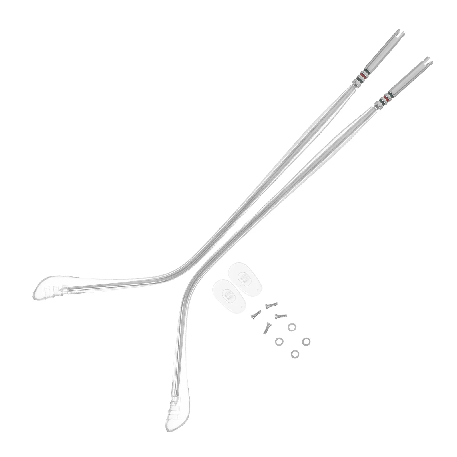 1Pair Metal Glasses Replacement Temple Universal Eyeglass Arms Legs Repair Kit Silver Sturdy Frame Replacement
1Pair Metal Glasses Replacement Temple Universal Eyeglass Arms Legs Repair Kit Silver Sturdy Frame Replacement