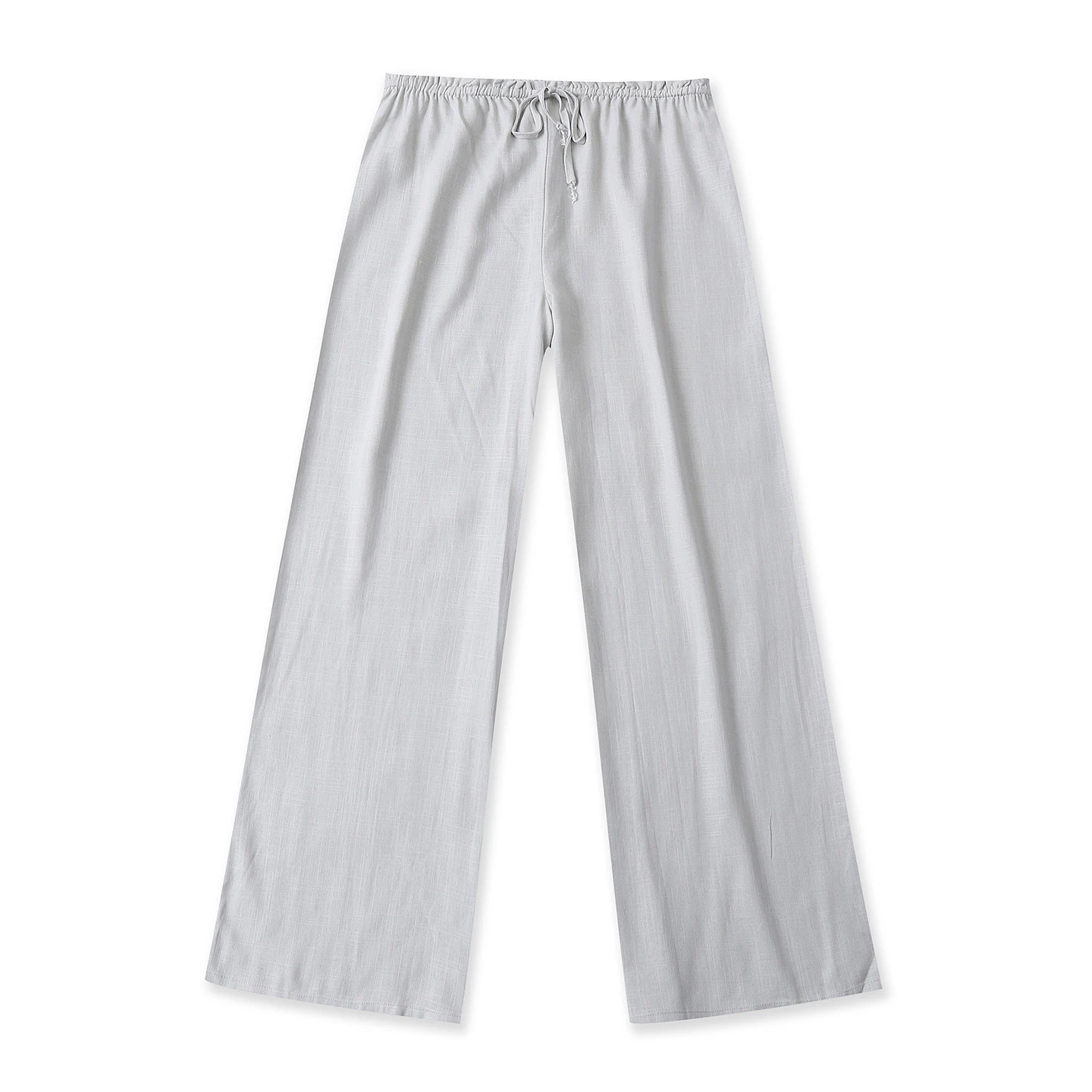 Casual Wide Leg Pants Large Size Loose Fit Floral Trim Elastic Waist Sash Women's Summer New Style Versatile Long Trousers
Casual Wide Leg Pants Large Size Loose Fit Floral Trim Elastic Waist Sash Women's Summer New Style Versatile Long Trousers