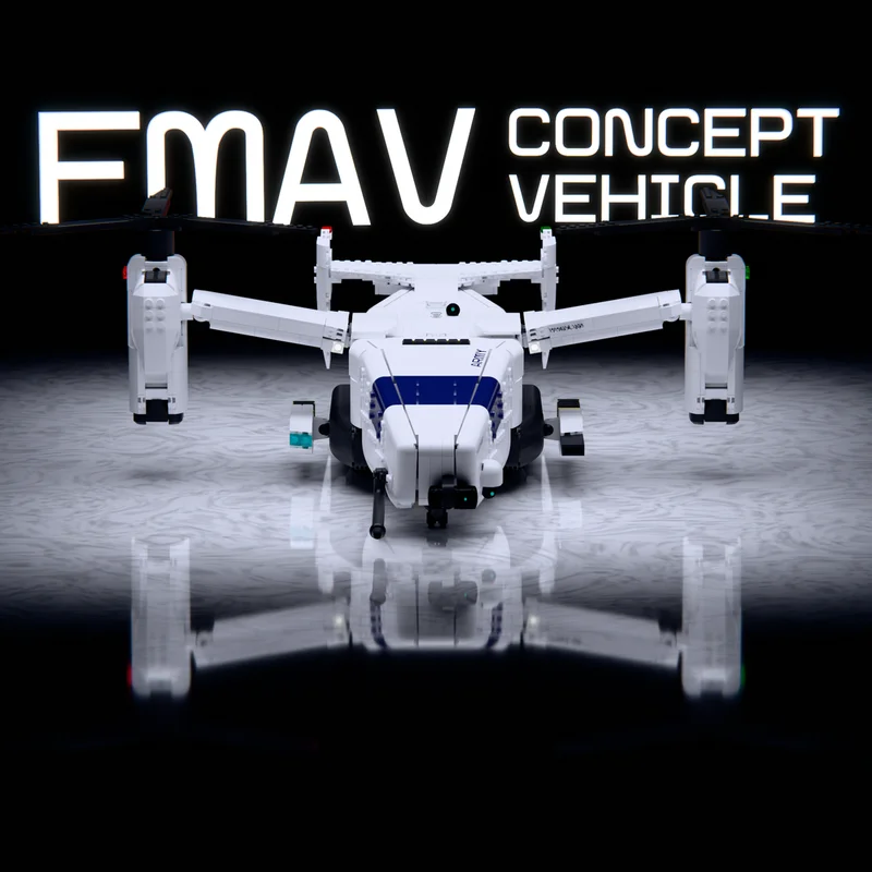 2947pcs MOC Futuristic Mulitrole Aerial Vehicle FMAV City Model Building Blocks Architecture Christmas Gifts Toy Idea Education
2947pcs MOC Futuristic Mulitrole Aerial Vehicle FMAV City Model Building Blocks Architecture Christmas Gifts Toy Idea Education