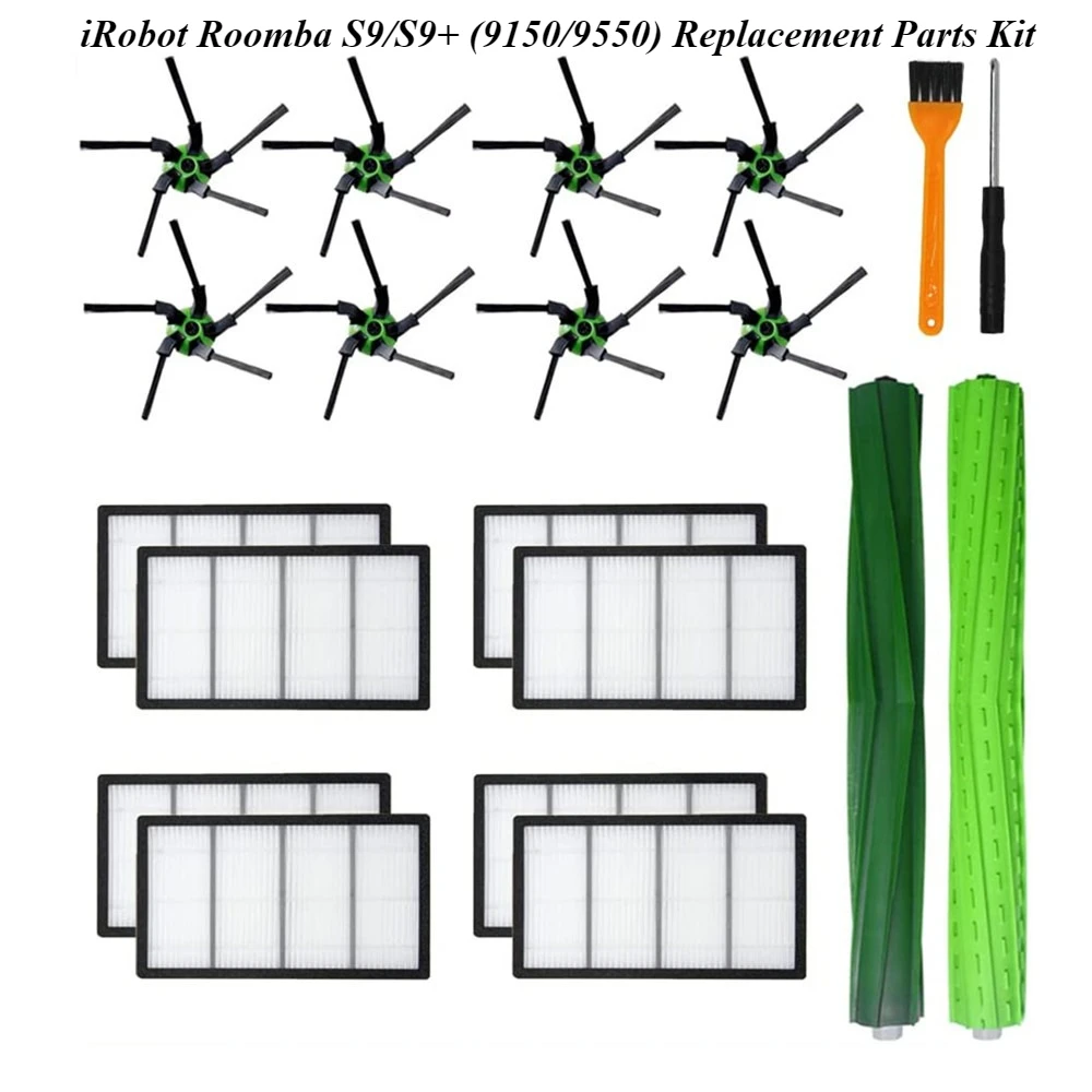 Ultimate Roomba S9 Maintenance Kit - Everything Needed for Peak Performance (Fits 9150 & 9550 Models) - Brush/Filter Combo
Ultimate Roomba S9 Maintenance Kit - Everything Needed for Peak Performance (Fits 9150 & 9550 Models) - Brush/Filter Combo