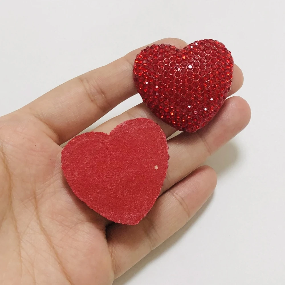 2Pcs Red Love Heart Full Rhinestone Flat Back Ornament 3d Handcrafts Supplies Diy Junk Phone Case Mirror Lighter Charging Head
2Pcs Red Love Heart Full Rhinestone Flat Back Ornament 3d Handcrafts Supplies Diy Junk Phone Case Mirror Lighter Charging Head