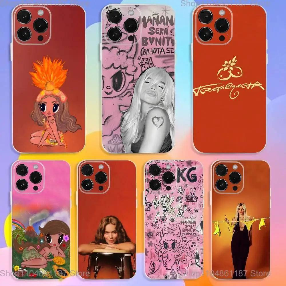 K-KaRol G Tropicoqueta Phone Case For iPhone 17,16,15,14,13,12,11 Pro,Max,Plus,X,XS,XR,SE,Mini Transparent Silicone Soft
K-KaRol G Tropicoqueta Phone Case For iPhone 17,16,15,14,13,12,11 Pro,Max,Plus,X,XS,XR,SE,Mini Transparent Silicone Soft