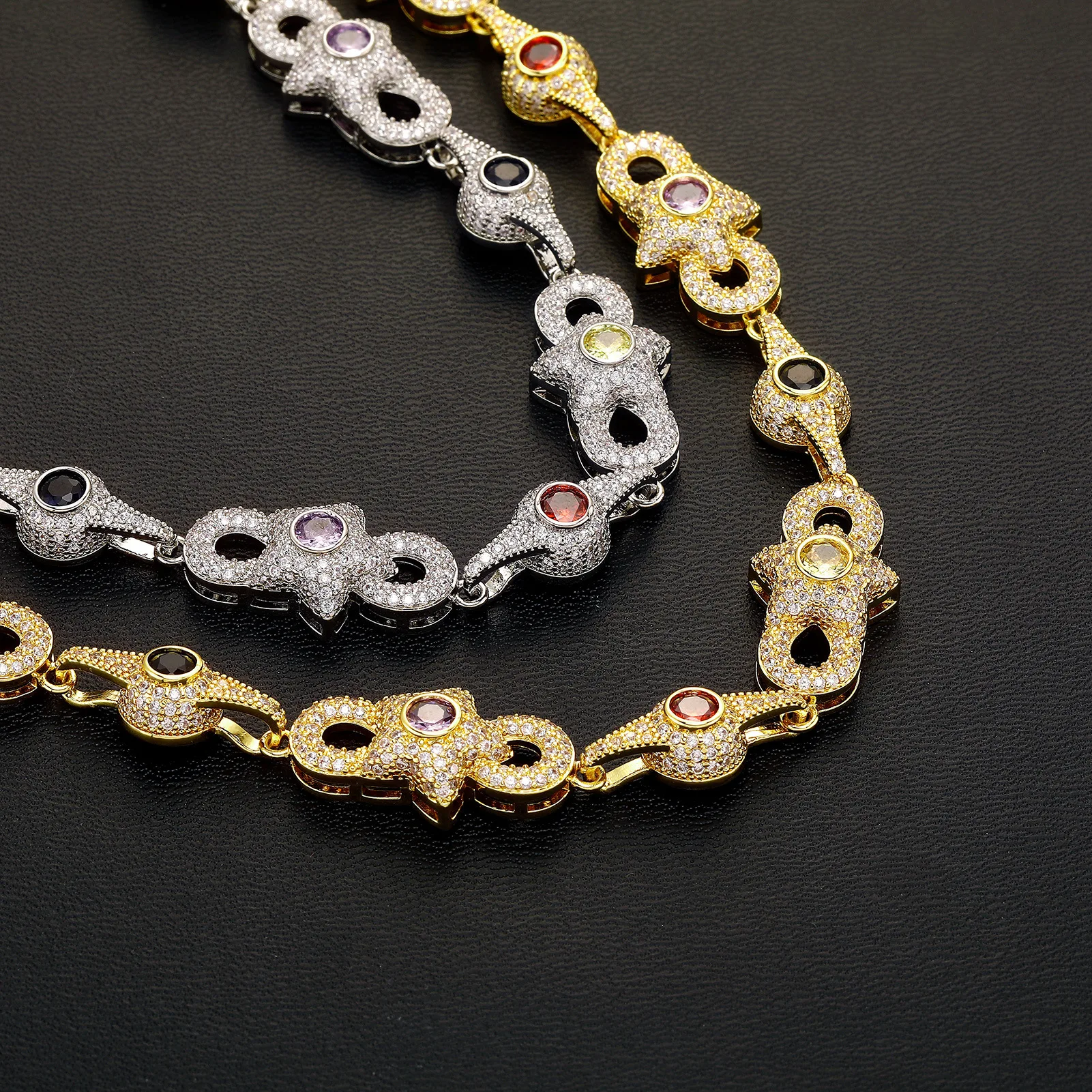 Iced Out пятиконечная звезда бесконечность кубинская цепочка ожерелья для мужчин 15 мм красочные цепочки с фианитом модные украшения для подарка
Iced Out пятиконечная звезда бесконечность кубинская цепочка ожерелья для мужчин 15 мм красочные цепочки с фианитом модные украшения для подарка