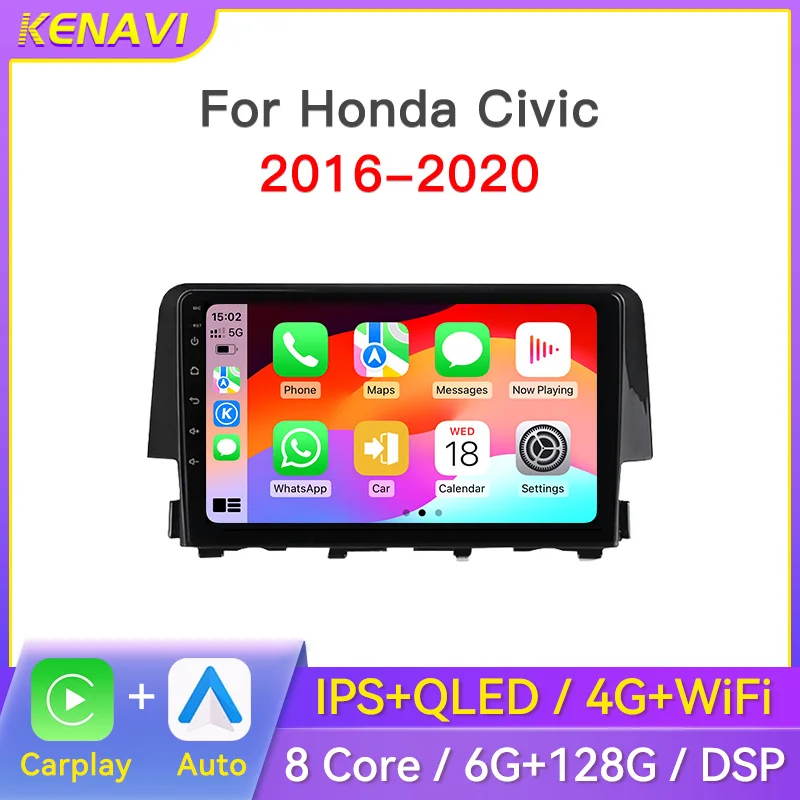 2 Din Android Car Stereo Radio For Honda Civic 2016-2020 Multimedia Video Player Navigation GPS Carplay Auto No DVD With Screen
2 Din Android Car Stereo Radio For Honda Civic 2016-2020 Multimedia Video Player Navigation GPS Carplay Auto No DVD With Screen