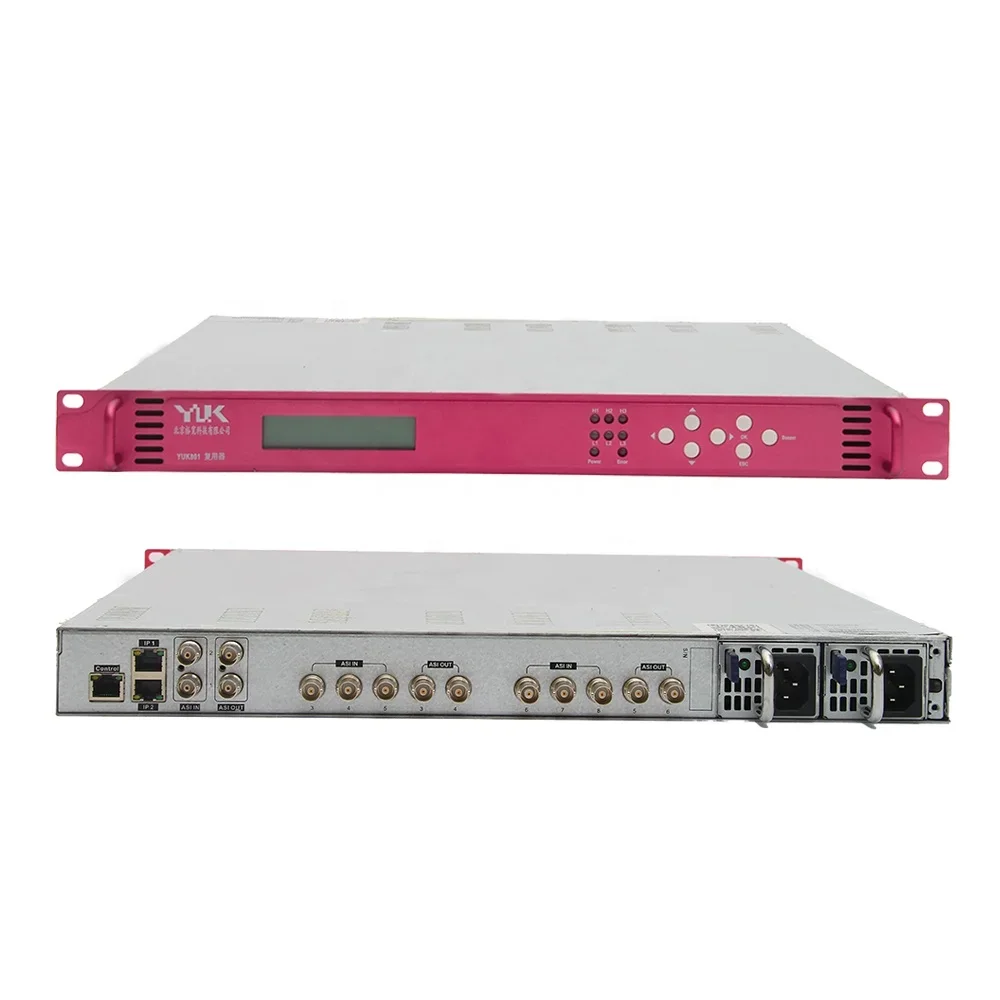 Radio & TV Broadcasting Equipment Headend TS Multiplexer, ASI IP Multiplexer 8 ASI Input 6 ASI Output Multiplexer
Radio & TV Broadcasting Equipment Headend TS Multiplexer, ASI IP Multiplexer 8 ASI Input 6 ASI Output Multiplexer