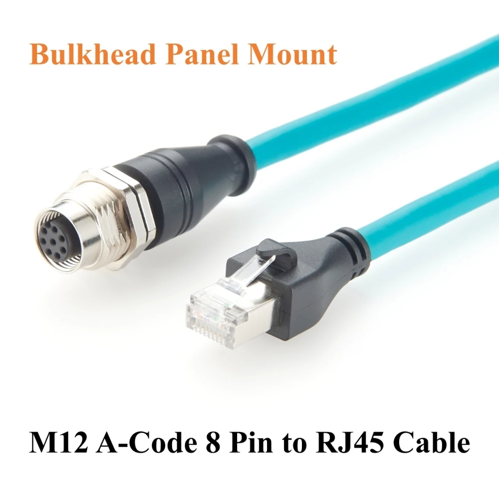 M12 8-контактный код A «мама» на RJ45 «папа» Кабель для крепления на панели переборки 1 Гбит/с CAT6A Промышленный Ethernet-кабель IP67 Экранированный для Profinet
M12 8-контактный код A «мама» на RJ45 «папа» Кабель для крепления на панели переборки 1 Гбит/с CAT6A Промышленный Ethernet-кабель IP67 Экранированный для Profinet