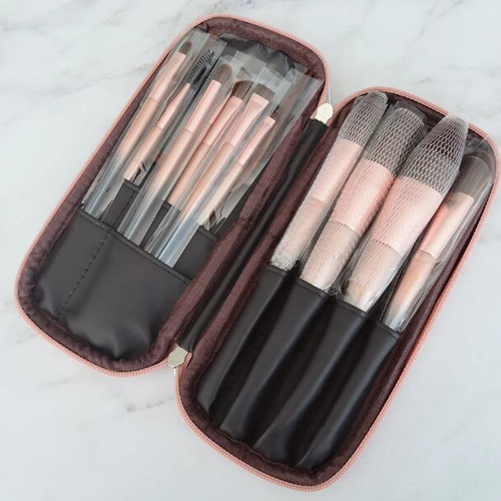 PU Brush Storage Bag Pink Compact Lightweight Makeup Pouch Travel Purse for Women Makeup Brush Bag Handbag
PU Brush Storage Bag Pink Compact Lightweight Makeup Pouch Travel Purse for Women Makeup Brush Bag Handbag