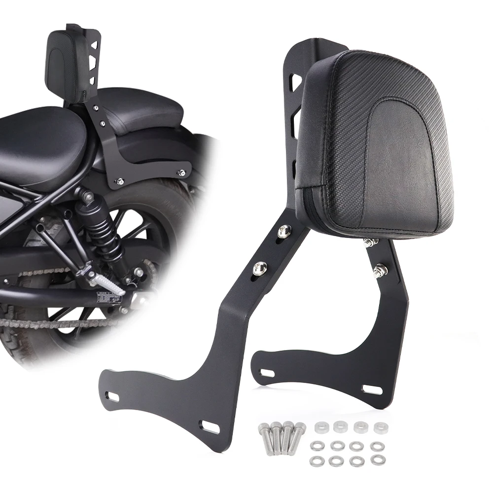 Motorcycle Driver Backrest Support Rider Sissy Bar Seat Rear Back Cushion Pad CMX 300 Rebel CMX 500 Rebel 2017-2026 For Honda
Motorcycle Driver Backrest Support Rider Sissy Bar Seat Rear Back Cushion Pad CMX 300 Rebel CMX 500 Rebel 2017-2026 For Honda
