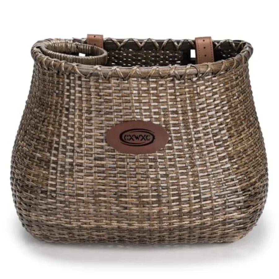 Bike Basket - Handmade Rattan Bike Baskets for Girls Women - Front Bicycle Bike Basket with Coffee Cup Holder for Beach Cruiser
Bike Basket - Handmade Rattan Bike Baskets for Girls Women - Front Bicycle Bike Basket with Coffee Cup Holder for Beach Cruiser
