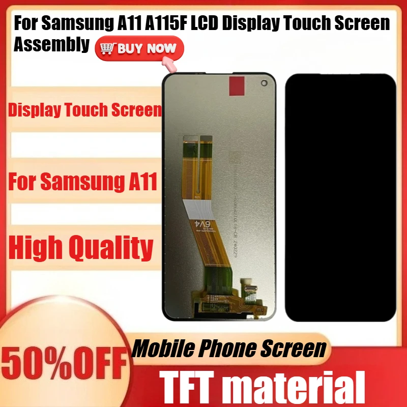 Новый высококачественный TFT-дисплей для Samsung A11 A115F, сенсорный экран в сборе, SM-A115, без рамки
Новый высококачественный TFT-дисплей для Samsung A11 A115F, сенсорный экран в сборе, SM-A115, без рамки