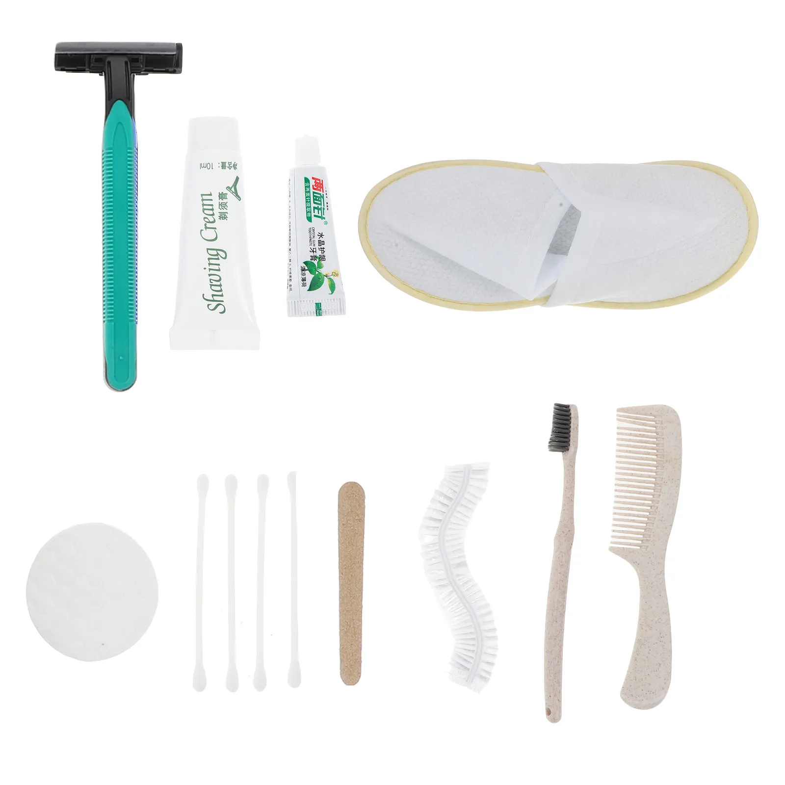 Набор одноразовых дорожных туалетных принадлежностей (1 шт.) для отелей, гостевых домов, аэропортов, авиалиний, аренды жилья и отдыха
Набор одноразовых дорожных туалетных принадлежностей (1 шт.) для отелей, гостевых домов, аэропортов, авиалиний, аренды жилья и отдыха