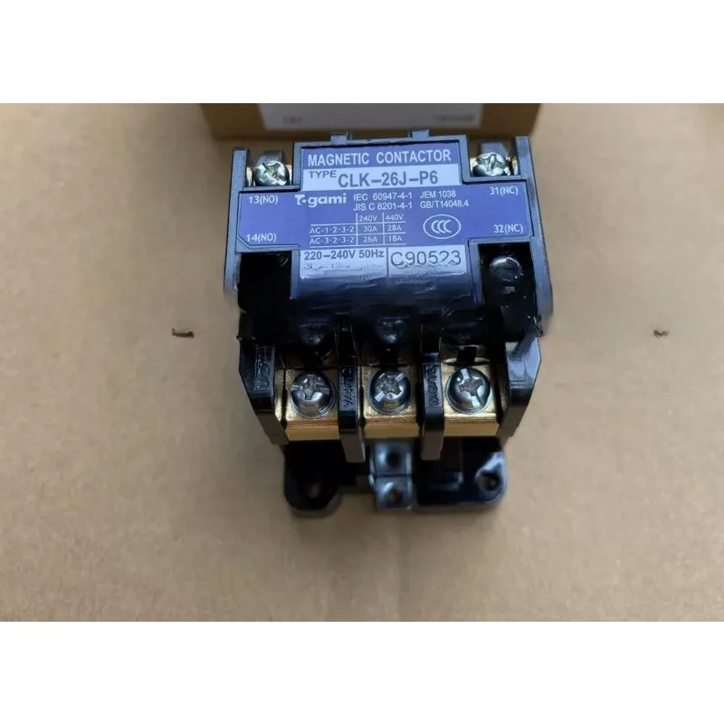 Parts Suitable for Air Conditioning V3 Generation Fixed Frequency AC Contactor CLK-26J-P6 VRV2 Generation 3rd Generation
Parts Suitable for Air Conditioning V3 Generation Fixed Frequency AC Contactor CLK-26J-P6 VRV2 Generation 3rd Generation