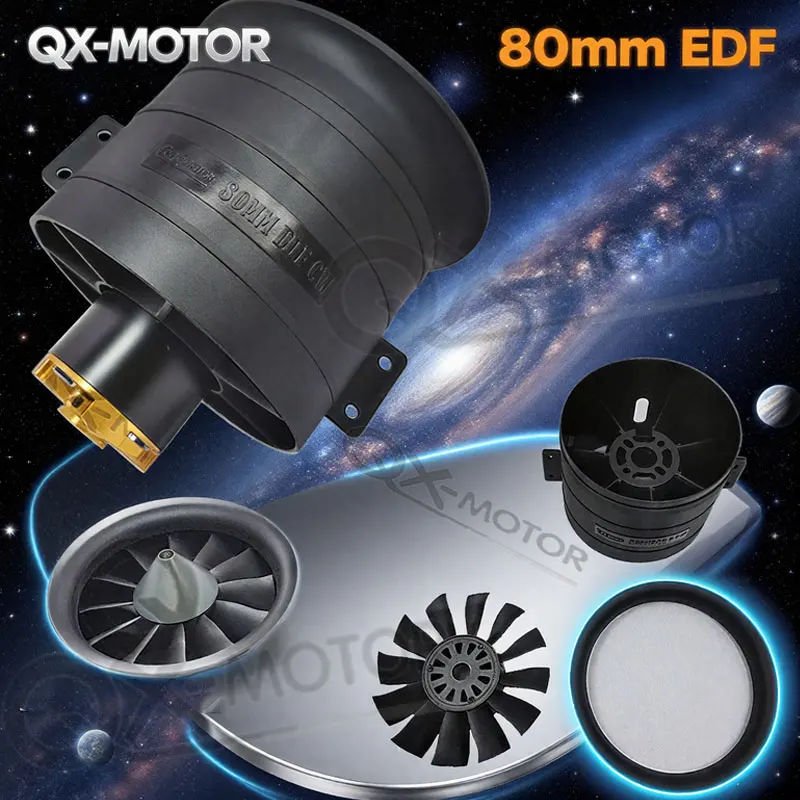 QX-MOTOR 80 мм 12-лопастной канальный вентилятор - бесщеточный двигатель 1000 кВ/2000 кВ 80A/120A ESC Высокопроизводительные аксессуары для моделей дронов
QX-MOTOR 80 мм 12-лопастной канальный вентилятор - бесщеточный двигатель 1000 кВ/2000 кВ 80A/120A ESC Высокопроизводительные аксессуары для моделей дронов
