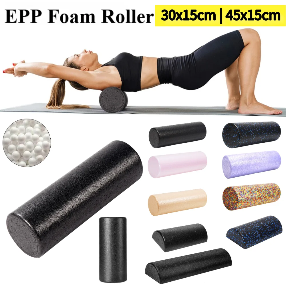 30/45cm Fitness Foam Roller Epp Yoga Foam Massage Roller High-Density Deep Tissue Massager for Back Legs Muscle Relaxation
30/45cm Fitness Foam Roller Epp Yoga Foam Massage Roller High-Density Deep Tissue Massager for Back Legs Muscle Relaxation