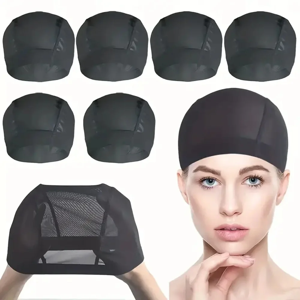 6pcs Premium Women's Wig Caps Breathable Wig Caps - Stretchable Dome Mesh Wig Cap for Women Lace Front Wig(Black)
6pcs Premium Women's Wig Caps Breathable Wig Caps - Stretchable Dome Mesh Wig Cap for Women Lace Front Wig(Black)