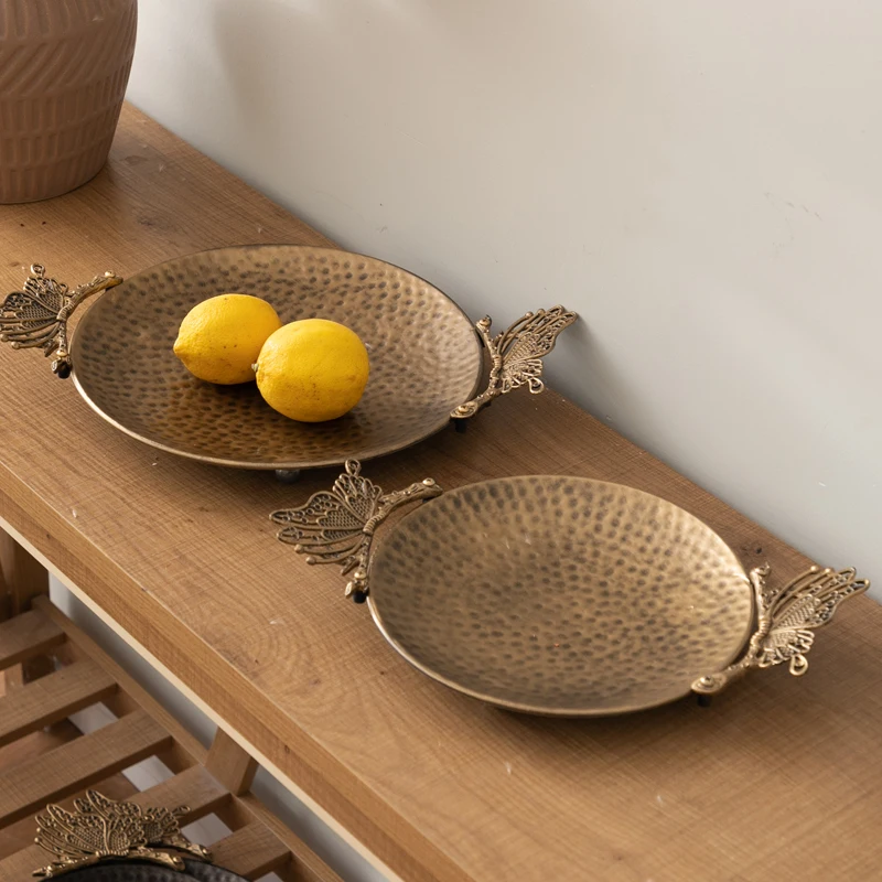 Retro Creative Decorative Utensils Butterfly Small Fruit Bowl Living Room Home Wrought Iron Fruit Basket Snack Plate Metal Tray
Retro Creative Decorative Utensils Butterfly Small Fruit Bowl Living Room Home Wrought Iron Fruit Basket Snack Plate Metal Tray