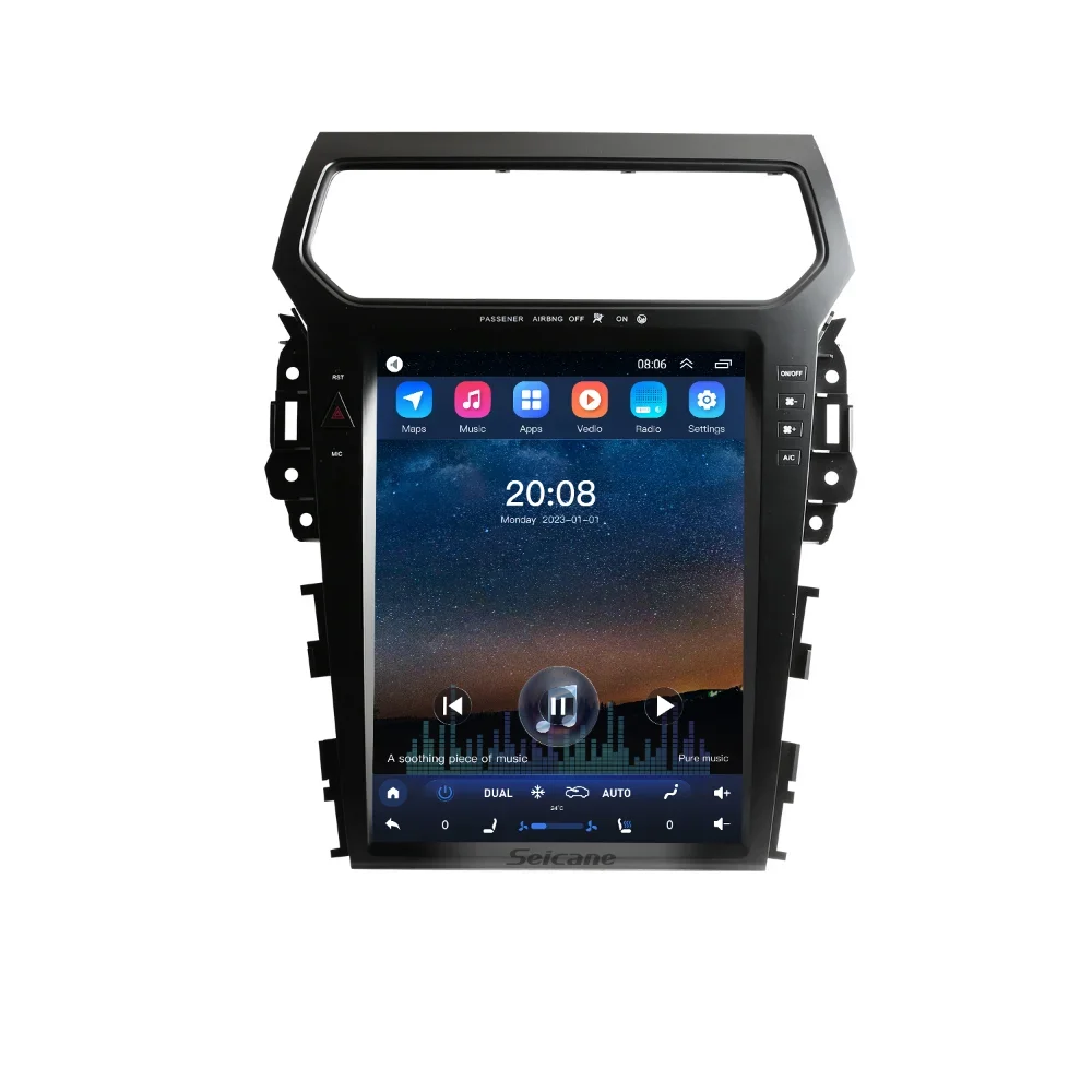 Для Ford Explorer 2011-2020 Android автомобильный радиоприемник стерео Tesla экран стиль мультимедийный плеер Carplay Auto WIFI DSP GPS навигация
Для Ford Explorer 2011-2020 Android автомобильный радиоприемник стерео Tesla экран стиль мультимедийный плеер Carplay Auto WIFI DSP GPS навигация