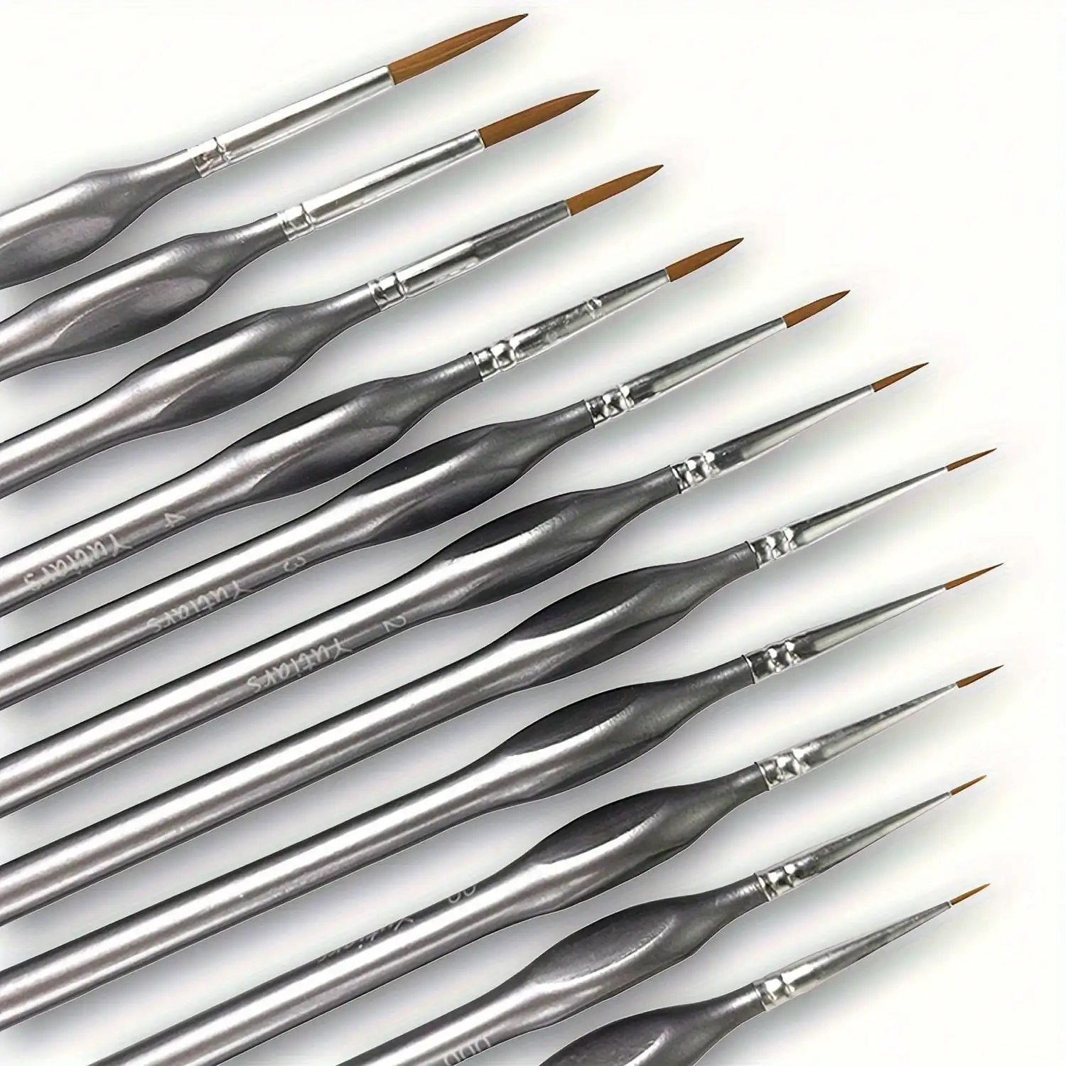 11pcs Fine Detail Micro Brush Set – Gourd Handles for Acrylic Art, Miniatures & Modeling
11pcs Fine Detail Micro Brush Set – Gourd Handles for Acrylic Art, Miniatures & Modeling
