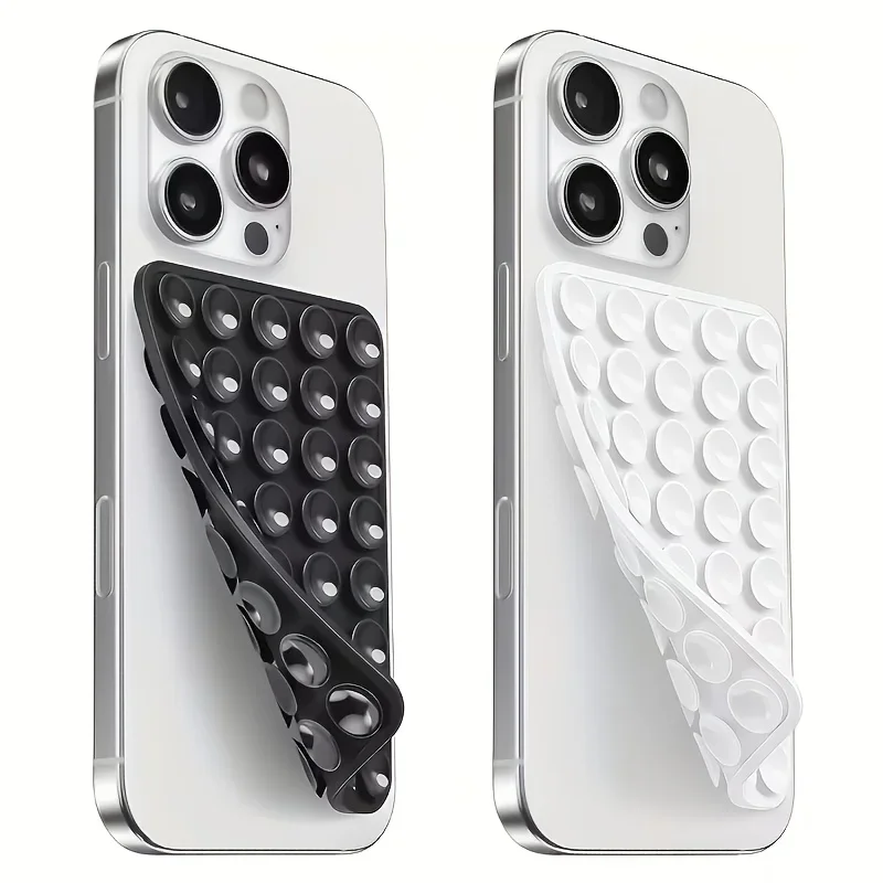 Non-slip, portable, double-sided silicone suction cup mount for iPhone and Android devices
Non-slip, portable, double-sided silicone suction cup mount for iPhone and Android devices