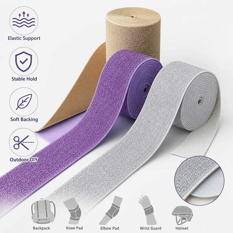5/10Meters 25-50mm Colored Silk Nylon Elastic Band for Outdoor Sports Gear Backpack Strap Stretch Webbing Repair Material Roll
5/10Meters 25-50mm Colored Silk Nylon Elastic Band for Outdoor Sports Gear Backpack Strap Stretch Webbing Repair Material Roll