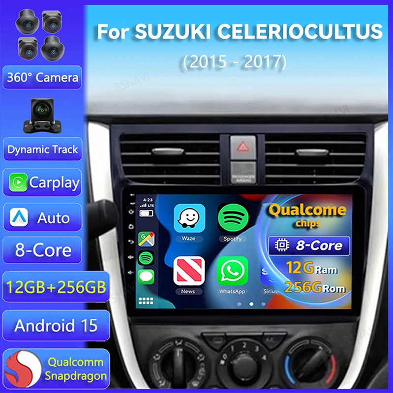 Android 15 Carplay Auto WIFI + 4G Автомобильное радио для SUZUKI CELERIO/CULTUS 2015 2016 2017, мультимедийный GPS-плеер, стерео головное устройство 2din
Android 15 Carplay Auto WIFI + 4G Автомобильное радио для SUZUKI CELERIO/CULTUS 2015 2016 2017, мультимедийный GPS-плеер, стерео головное устройство 2din