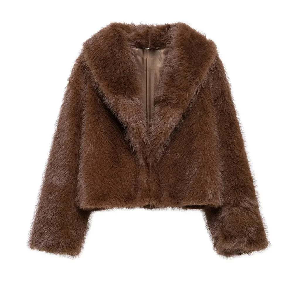 New Street Wear Hot and Spicy Long Sleeved Imitation Fox Fur Coffee Jacket Women Autumn Winter Thick Warm Loose Faux Fur Jacket
New Street Wear Hot and Spicy Long Sleeved Imitation Fox Fur Coffee Jacket Women Autumn Winter Thick Warm Loose Faux Fur Jacket