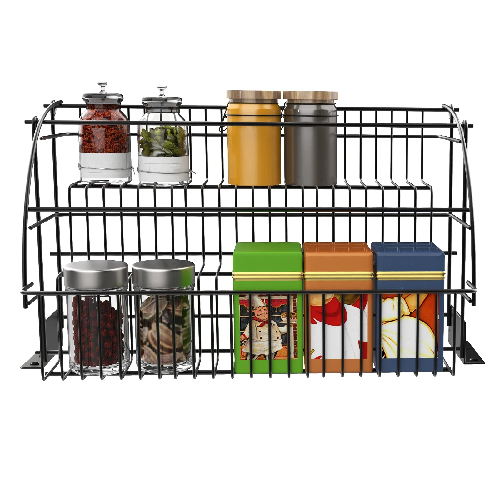 NEWEST 3Tier Pull Down Spice Rack Step Storage Holder,Retractable Organizer for Spice Bottles&Seasoning Jar,Spice Rack Organizer
NEWEST 3Tier Pull Down Spice Rack Step Storage Holder,Retractable Organizer for Spice Bottles&Seasoning Jar,Spice Rack Organizer