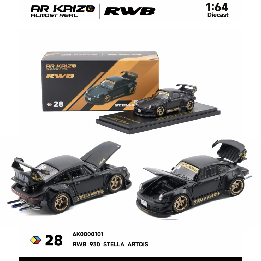ARBox Model 1/64 RWB930 Classic Sports Car Model Car Diecast Vehicle Collection Model With Display Case Gifts for Adults
ARBox Model 1/64 RWB930 Classic Sports Car Model Car Diecast Vehicle Collection Model With Display Case Gifts for Adults