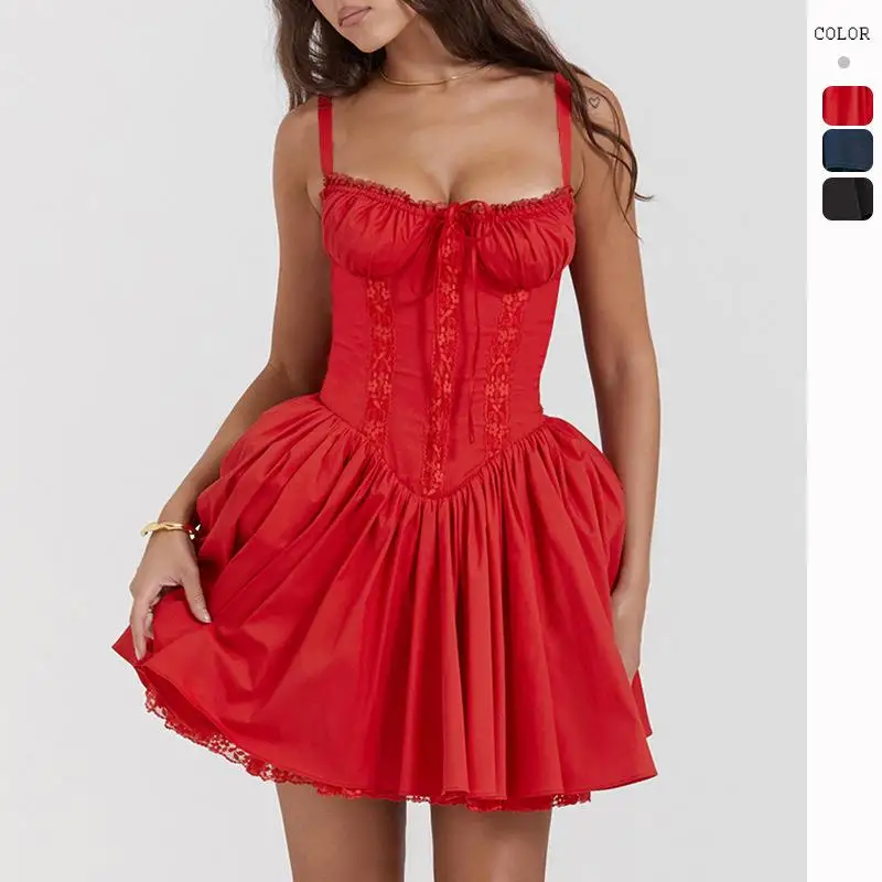 Женская сексуальная кружевная юбка-миди из полиэфирной ткани с бретельками для детей, домашняя одежда для бизнеса
Женская сексуальная кружевная юбка-миди из полиэфирной ткани с бретельками для детей, домашняя одежда для бизнеса