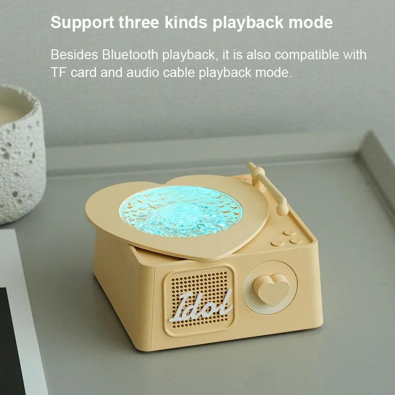 Водная рябь, ретро беспроводной Bluetooth-динамик, портативный мини-саундбокс, поддержка TF-карты, воспроизведение AUX, настольное украшение для творчества
Водная рябь, ретро беспроводной Bluetooth-динамик, портативный мини-саундбокс, поддержка TF-карты, воспроизведение AUX, настольное украшение для творчества